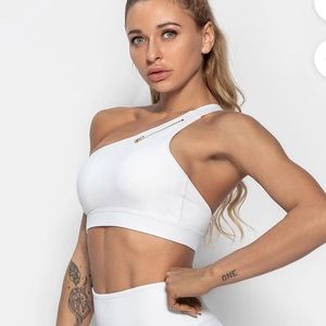 Firmabs Asymmetrical Zipper Bra Small